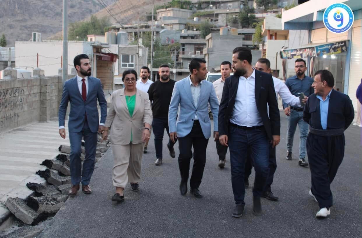 Ms. (Amal Jalal) President of Kurdistan Tourism Board visited Pishdar area – photo 1